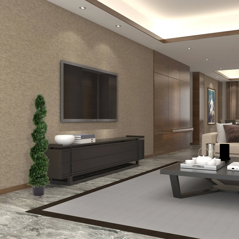 5ft. Potted Green Cedar Spiral Tree