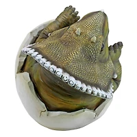 Design Toscano 8" Baby Triceratops Dino Egg Statue