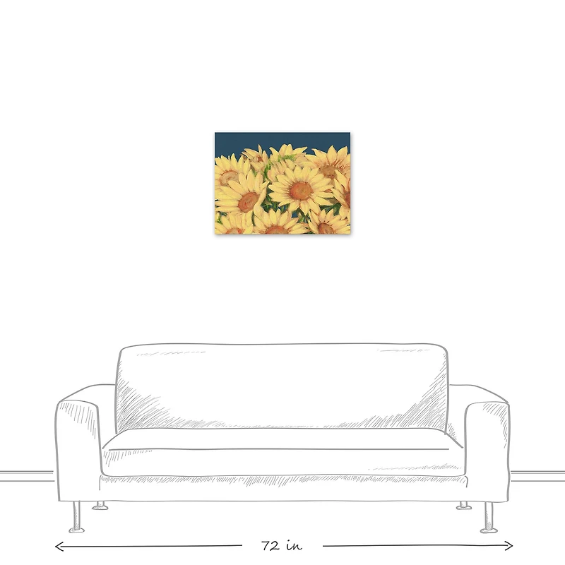 Sunflower Patch Canvas Wall Art