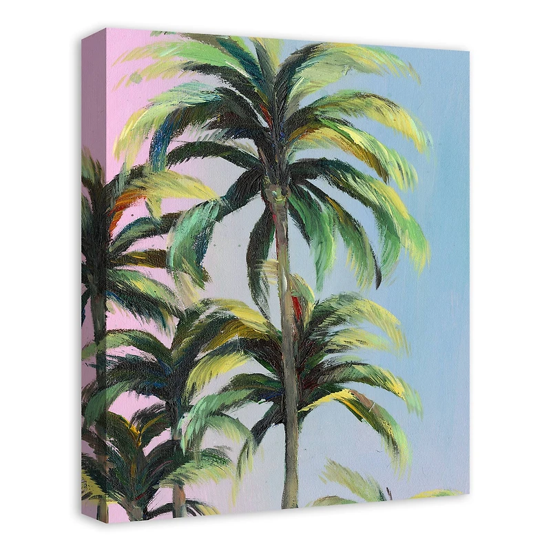 Soft Palms 16" x 20" Canvas Wall Art
