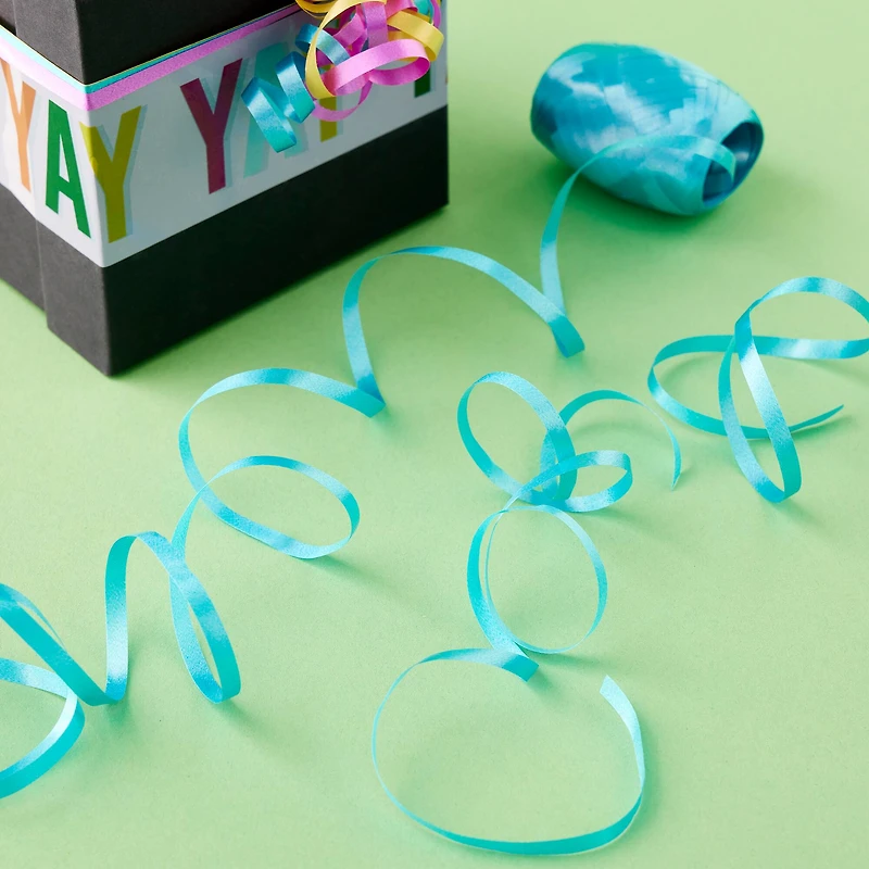 66ft. Aqua Curling Ribbon Keg By Celebrate It™