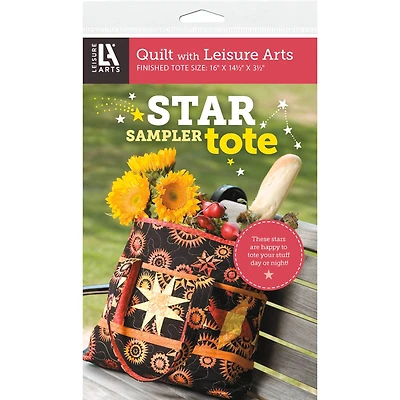 Leisure Arts® Star Sampler Tote Quilt Pattern