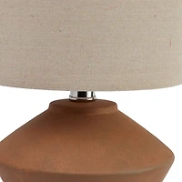 Hello Honey® Modern Sculptural Terracotta Table Lamps, 2ct.