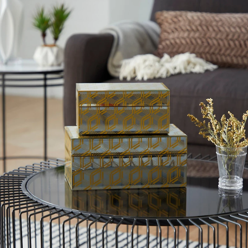 CosmoLiving by Cosmopolitan Gold Glam Box Set