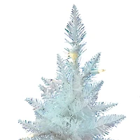 2.5ft. Pre-Lit Sparkle White Spruce Artificial Christmas Tree