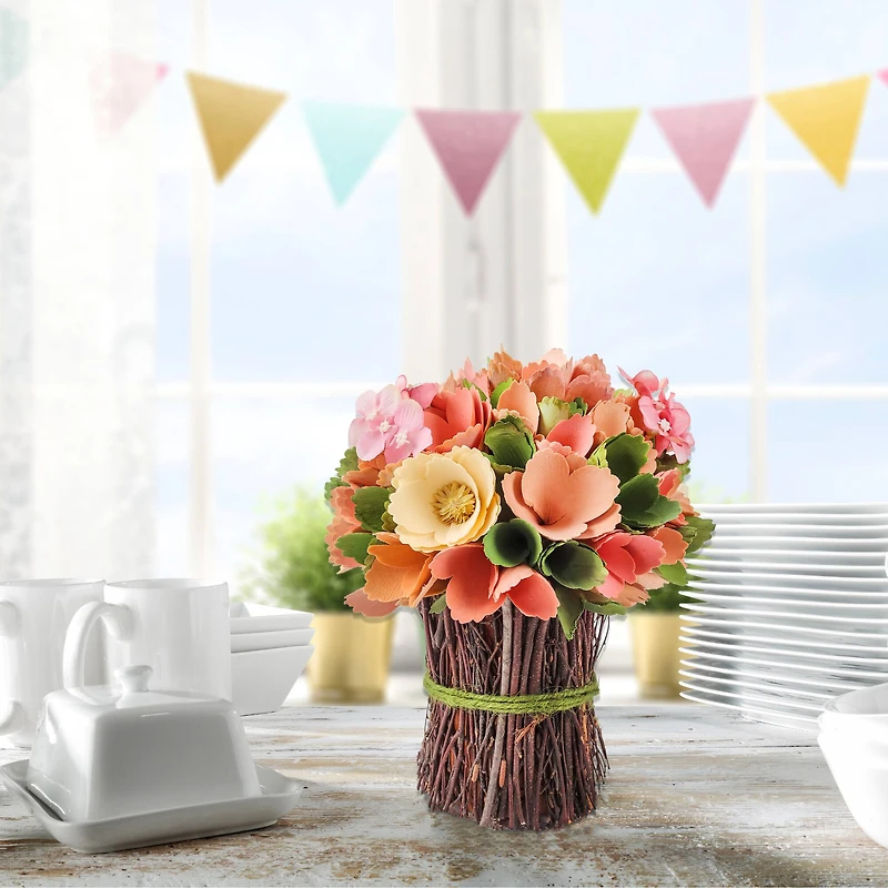 9" Pink Spring Floral Bundle