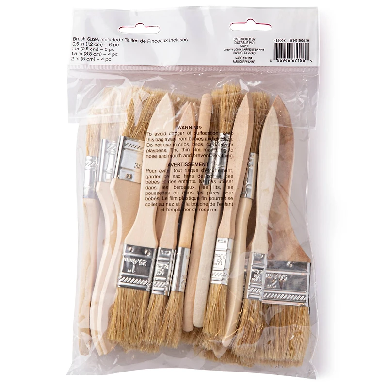 6 Pack: Chip Brush 20 Piece Value Pack by Craft Smart®