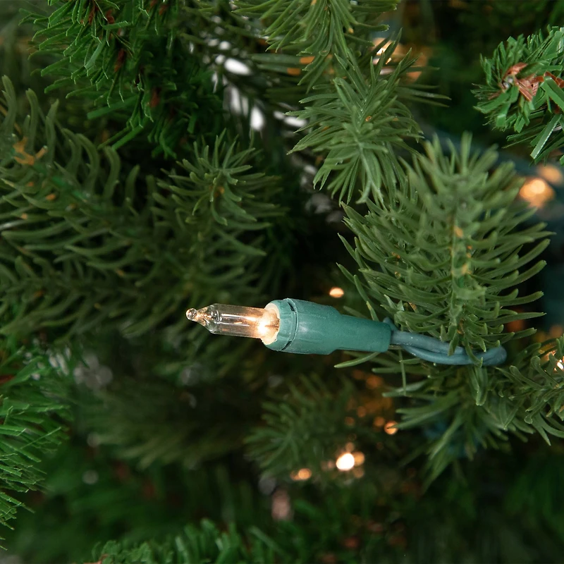 4ft. Pre-Lit Potted Real Touch™ Grande Spruce Artificial Christmas Tree, Clear Lights