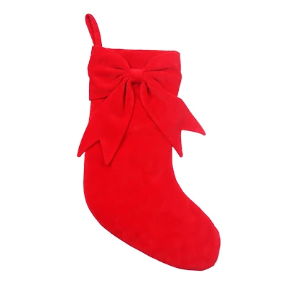 18" Red Big Bow Stocking by Ashland®