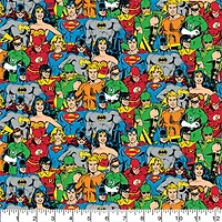 Camelot® Fabrics DC Comics Packed Characters Cotton Fabric