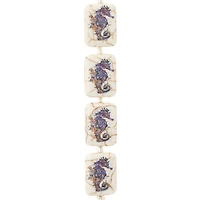 12 Packs: 6 ct. (72 total)  Seahorse Print Stone Beads, 20mm by Bead Landing™