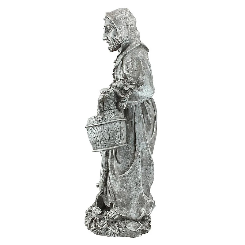Design Toscano® 24.5" Large St. Fiacre, the Gardener's Patron Saint Statue