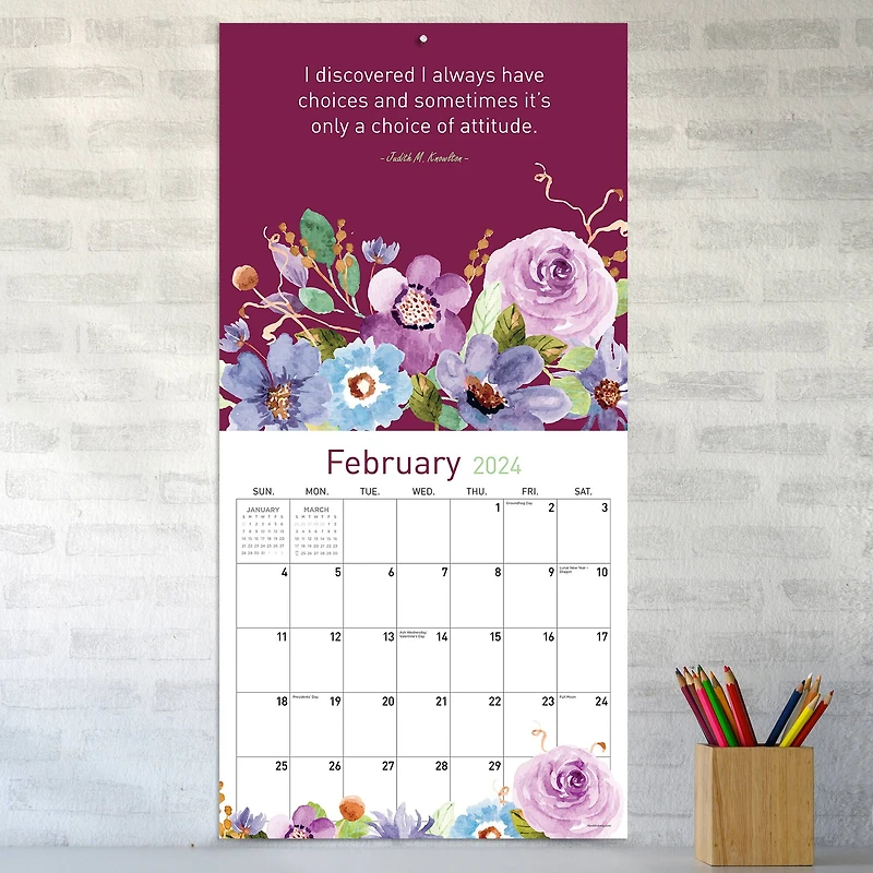 TF Publishing 2024 Seize the Day Wall Calendar