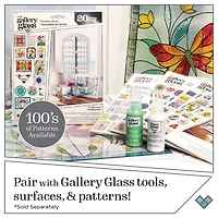 Plaid® Gallery Glass® Privacy Window Stained Glass Paint Set