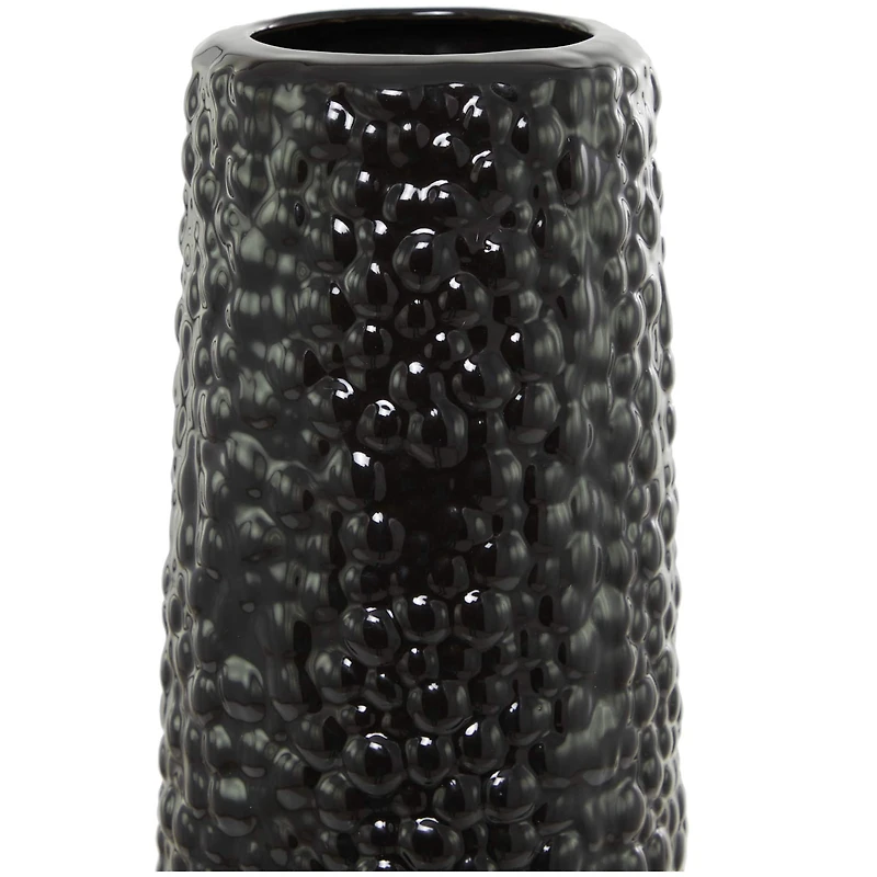 Modern Ceramic Vase with Bubble Texture