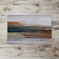 18" x 27" Navy & Rust Floor Mat