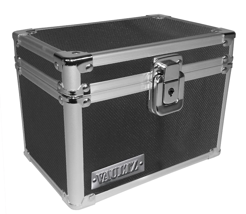 Vaultz Black 4" x 6" Storage Box