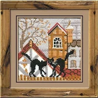RIOLIS City & Cats Autumn Counted Cross Stitch Kit R613
