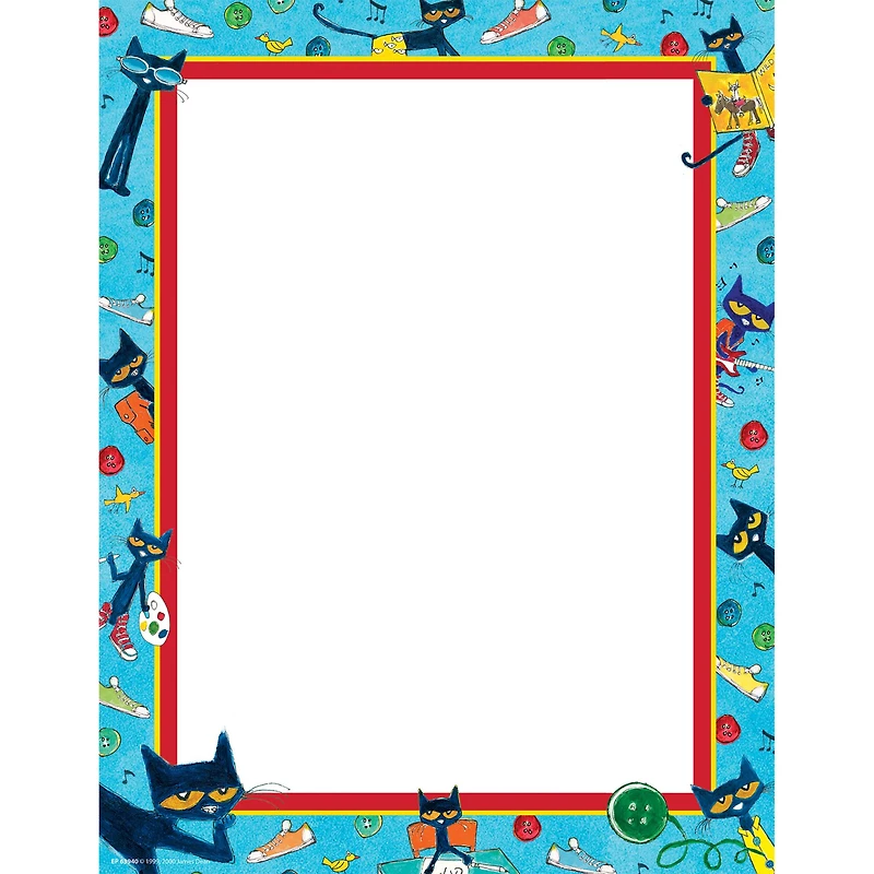 Edupress Pete the Cat® Computer Paper, 6 Packs of 50