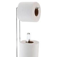 Bath Bliss Chrome Toilet Paper Reserve & Dispenser