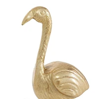Gold Aluminum Glam Birds Sculpture Set