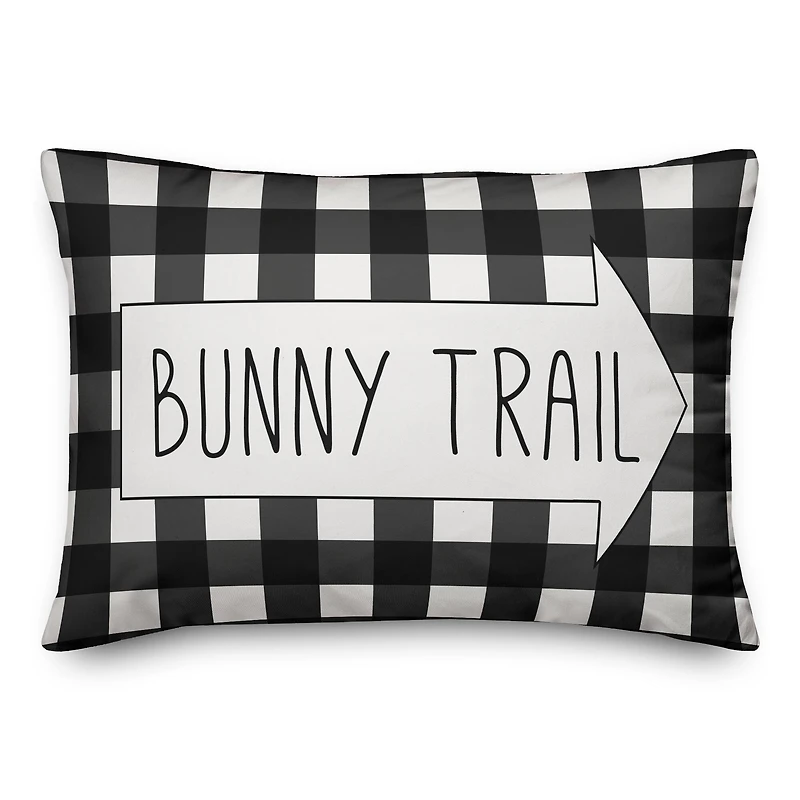 Buffalo Check Bunny Trail Throw Pillow