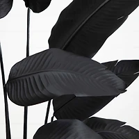 6ft. Artificial Halloween Black Travelers Palm Tree