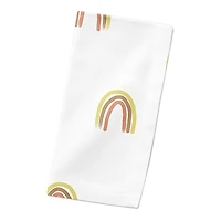 Random Rainbow Pattern 10" x 10" Cotton Twill Napkin