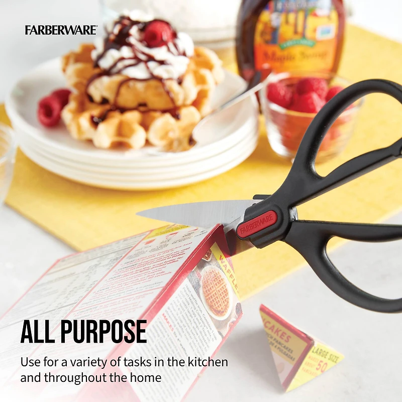 Farberware EdgeKeeper Black All Purpose Shears