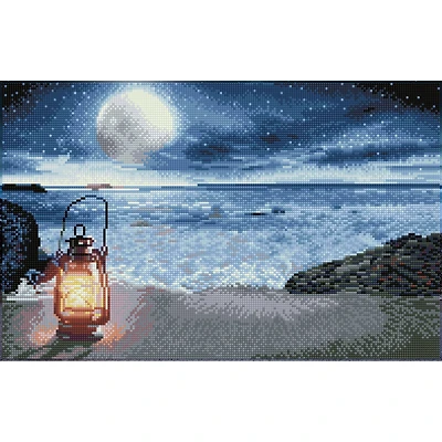 Diamond Dotz® Intermediate Seaside Vigil Pre-Framed Diamond Painting Kit