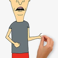 RoomMates Beavis and Butt-Head Peel & Stick Giant Wall Decals