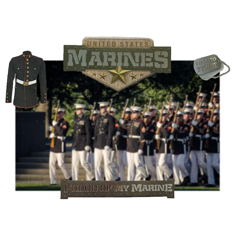 Marine Corps Dimensional Stickers by Recollections™