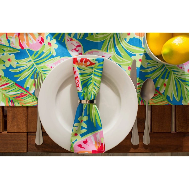 DII® Summer Floral Print Outdoor Napkin, 6ct.