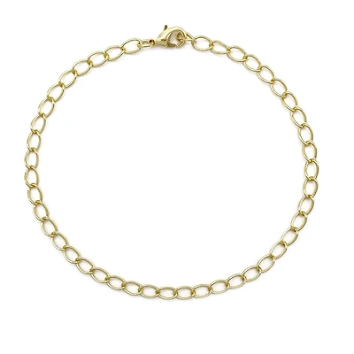 18K Gold Plated Curb Bracelet by Bead Landing™