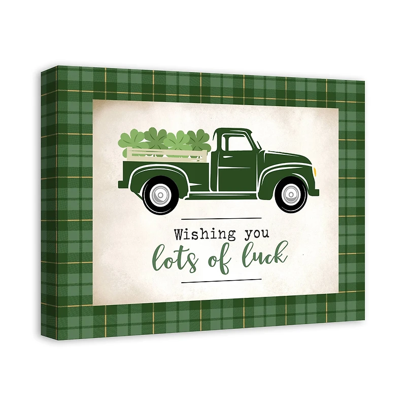 Lucky Truck 16" x 20" Canvas Wall Art