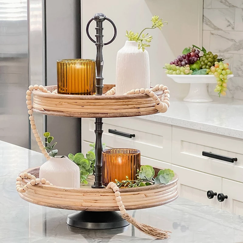 Kate Aspen® Ribbed Glass Votive Candle Holder Set