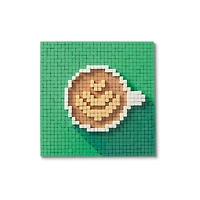 Coffee Pixelated Brick Art Kit by Make Market®