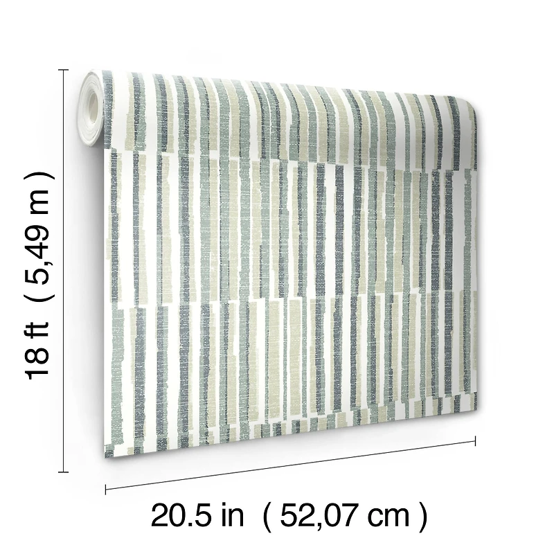 NuWallpaper Kingston Gray Peel & Stick Wallpaper