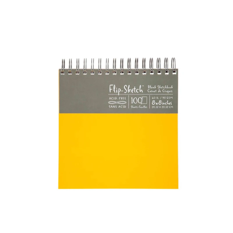 Global Art Flip-Sketch Sketchbook, 8" x 8"