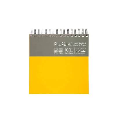 Global Art Flip-Sketch Sketchbook, 8" x 8"