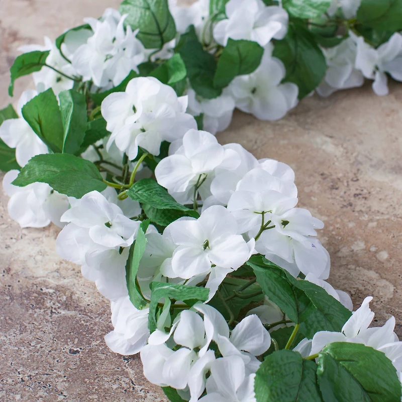 6ft. White Hydrangea Chain Garland by Ashland®