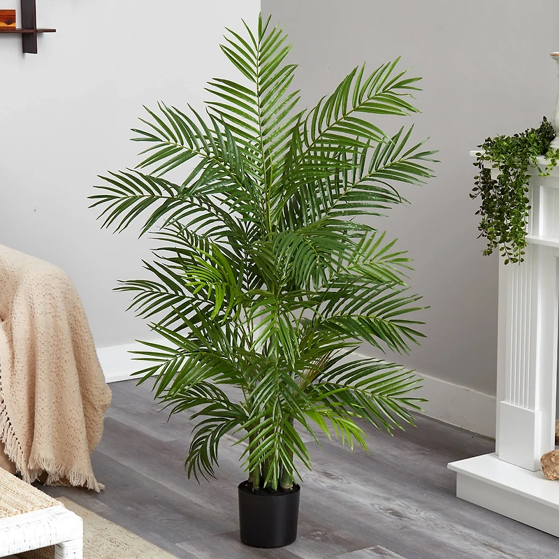 4ft. Potted Areca Silk Palm Tree