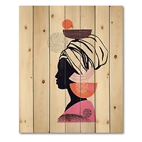 Designart - Ethnic Portrait of Afro American Woman