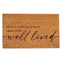 Life Well Lived 30" x 18" Door Mat