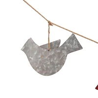 Glitzhome® 6ft. Metal Christmas Birds Garland Set