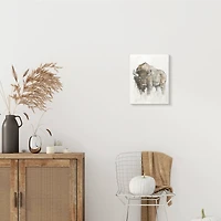 Stupell Industries Western American Buffalo Brown Country Animal Wood Wall Plaque