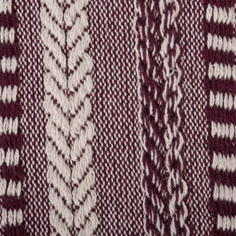 DII® Blackberry Braided Stripe Throw