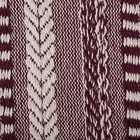 DII® Blackberry Braided Stripe Throw