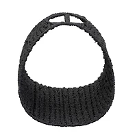 Household Essentials 15" Oval Seagrass Magazine Rack