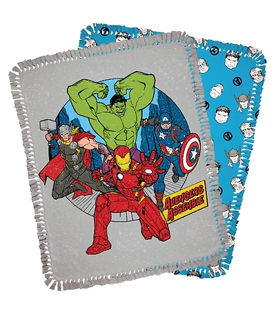 Marvel® 72" Avengers Assemble No Sew Fleece Throw Kit